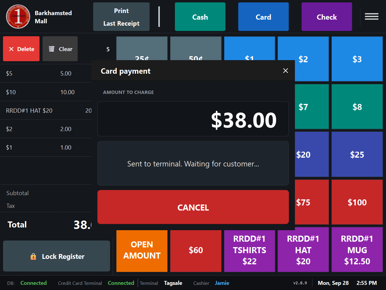 Card payment